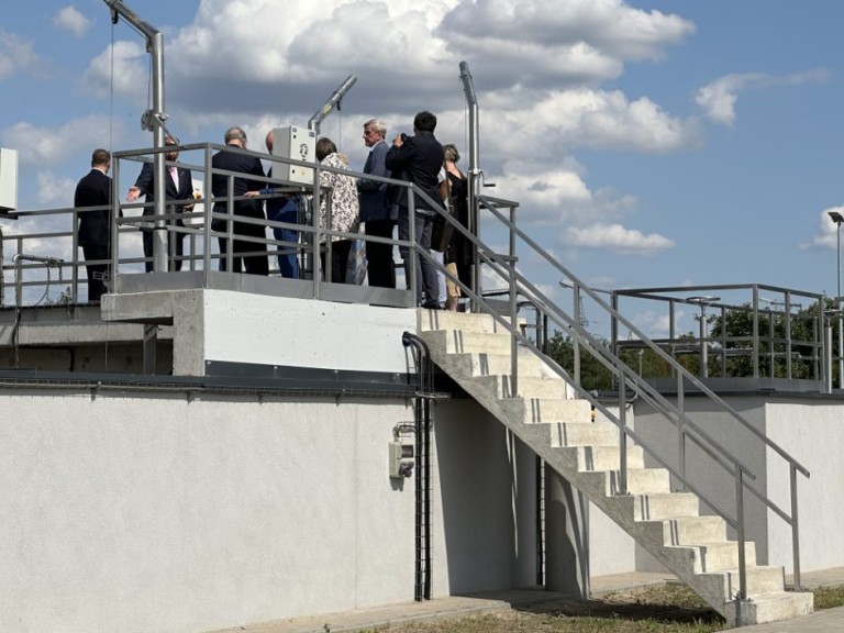 To nie film. Reżyser Krzysztof Zanussi na otwarciu oczyszczalni ścieków