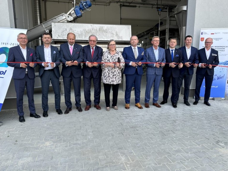 To nie film. Reżyser Krzysztof Zanussi na otwarciu oczyszczalni ścieków