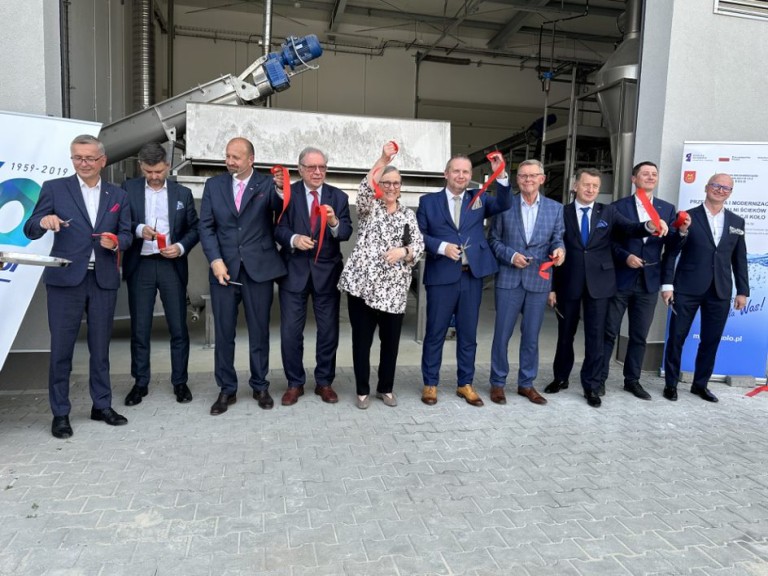 To nie film. Reżyser Krzysztof Zanussi na otwarciu oczyszczalni ścieków