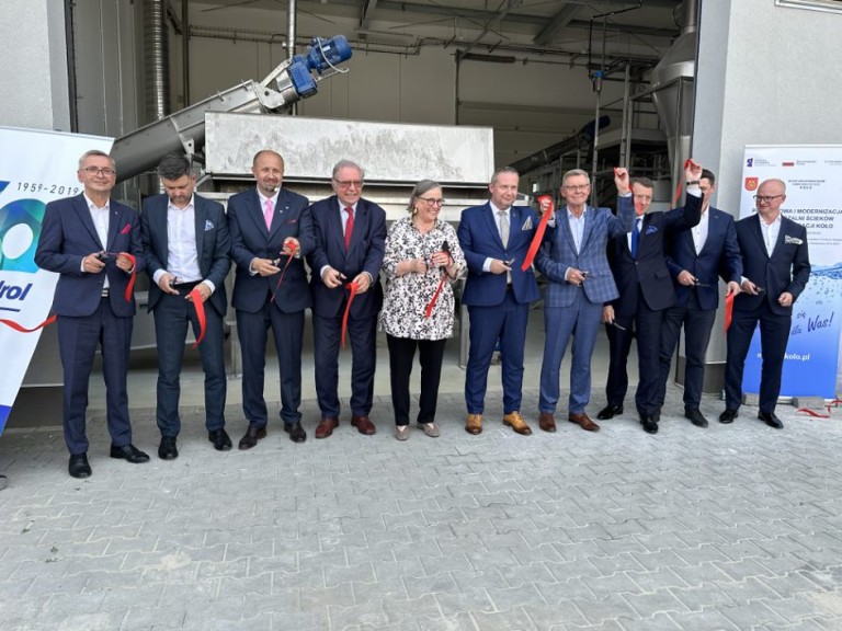 To nie film. Reżyser Krzysztof Zanussi na otwarciu oczyszczalni ścieków