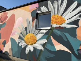 Metamorfoza hydroforni. Kwiatowy mural hitem sołeckiego festynu