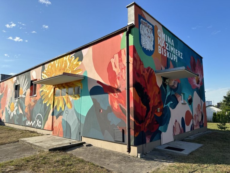 Metamorfoza hydroforni. Kwiatowy mural hitem sołeckiego festynu