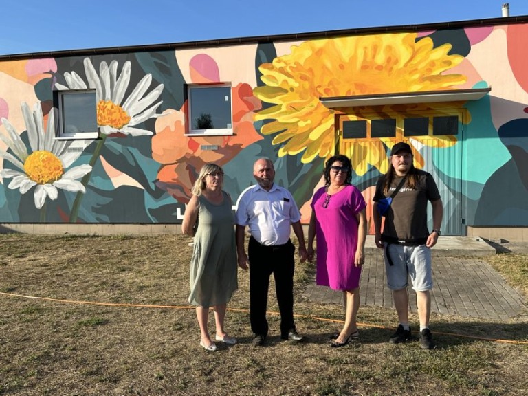 Metamorfoza hydroforni. Kwiatowy mural hitem sołeckiego festynu