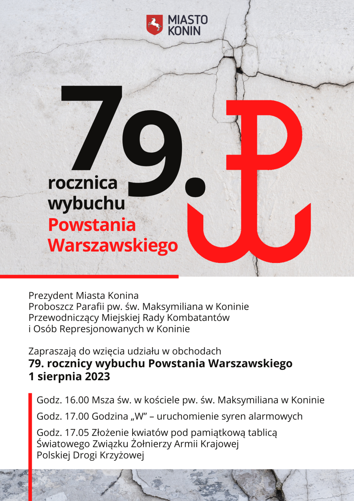 Konin pamięta o bohaterach. 79. rocznica Powstania Warszawskiego