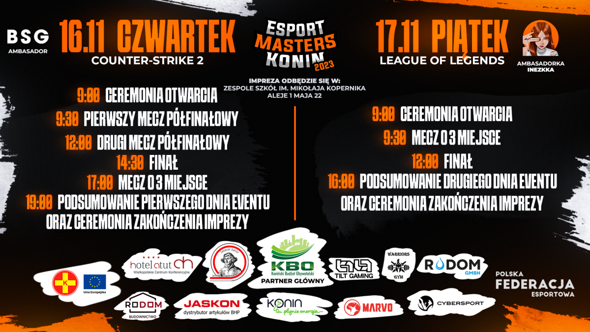 Jutro w Koperniku rusza E-sport Masters Konin