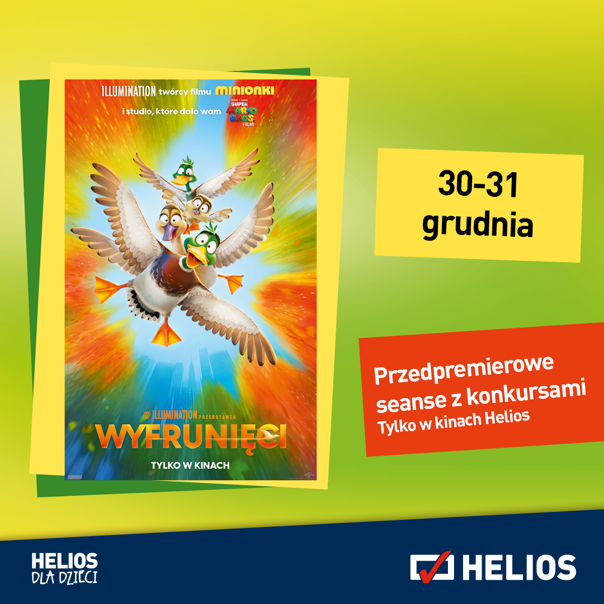 WYFRUNIĘCI: Przedpremierowe seanse z konkursami 30-31 grudnia