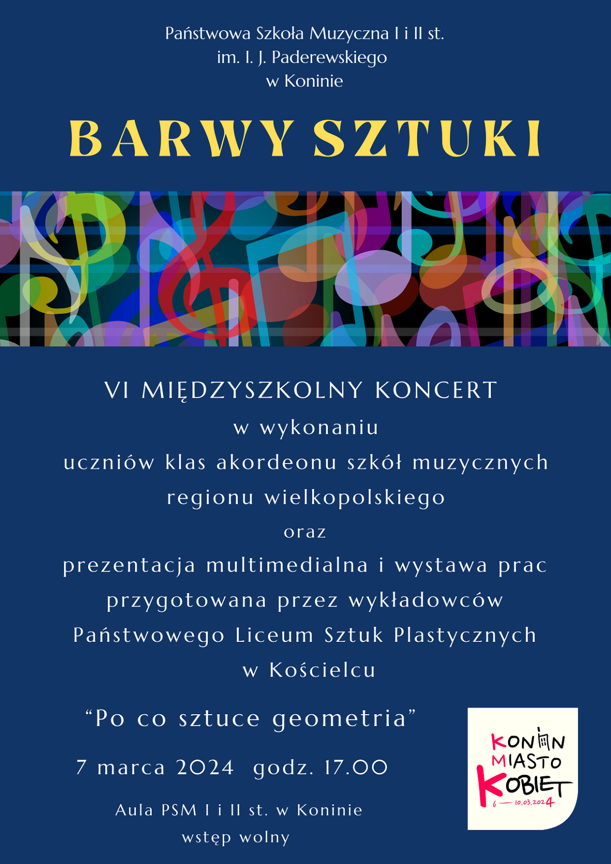 VI Międzyszkolny Koncert BARWY SZTUKI