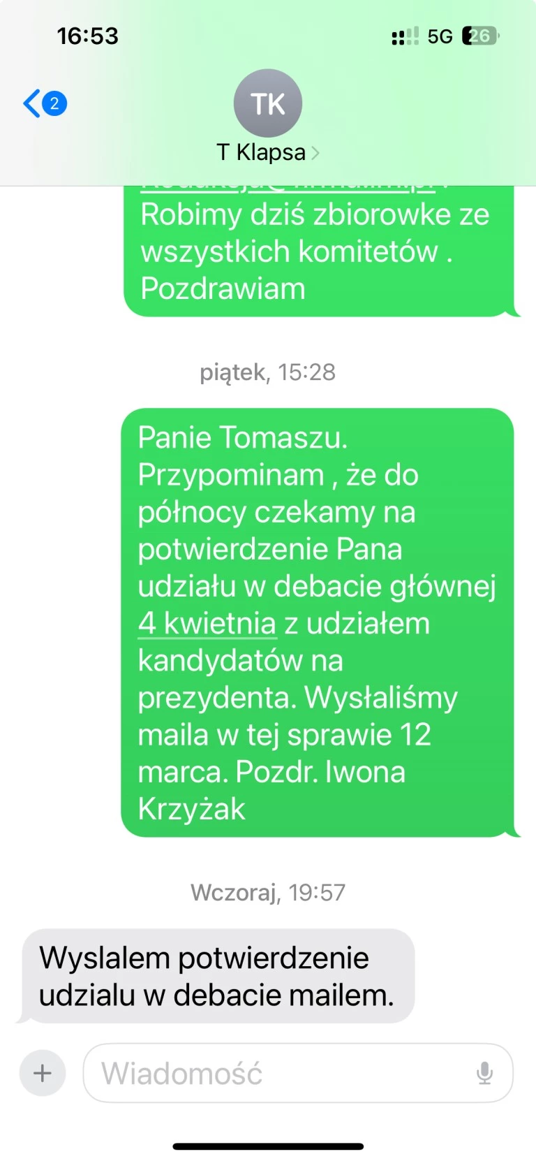 LM.pl odpowiada na zarzuty Tomasza Klapsy. Pokazujemy całą korespondencję
