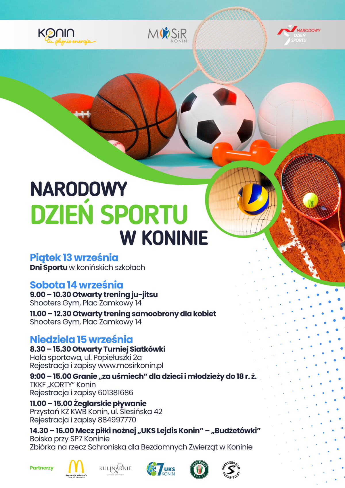 Narodowy Dzień Sportu- spotkania ze sportowcami, darmowe treningi, dni otwarte w placówkach