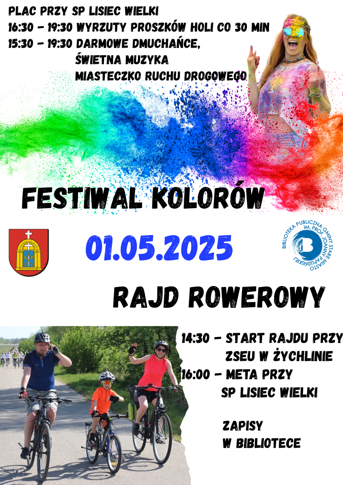 Stare Miasto. Trwają zapisy. Majówka na rowerze i w kolorze