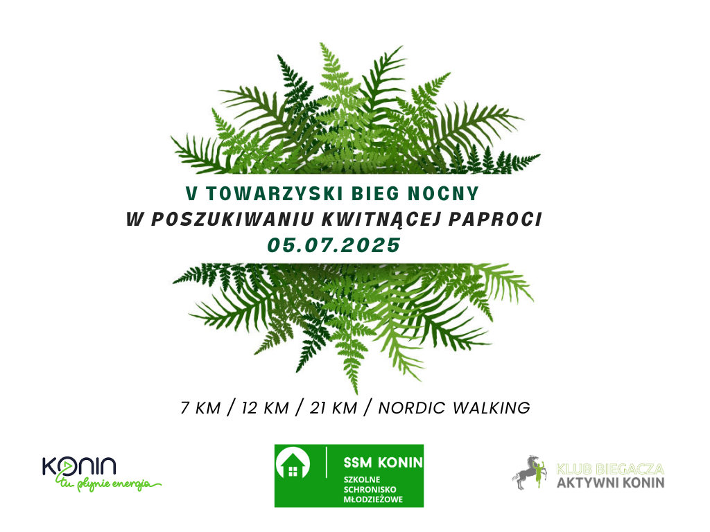 V Towarzyski Bieg Nocny w Poszukiwaniu Kwitnącej Paproci
