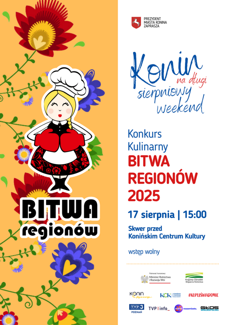 Regionalne smaki i Festiwal Sztuki Ludowej na skwerze przy fontannie