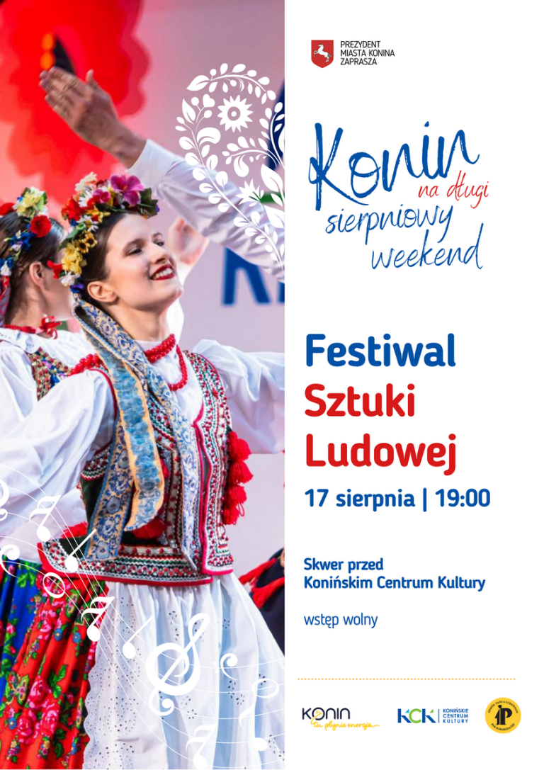 Regionalne smaki i Festiwal Sztuki Ludowej na skwerze przy fontannie