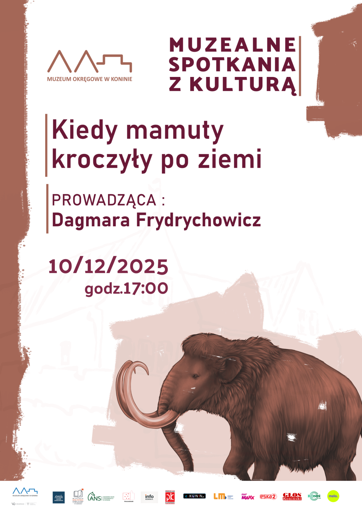 Wykład: „Kiedy mamuty kroczyły po ziemi”. Muzealne spotkania z kulturą