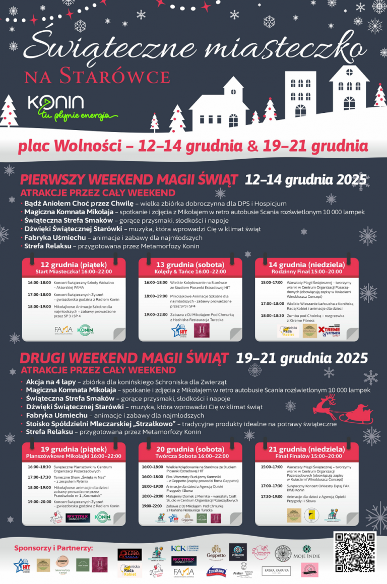 Weekendowy rozkład jazdy. Zobacz co będzie się działo!