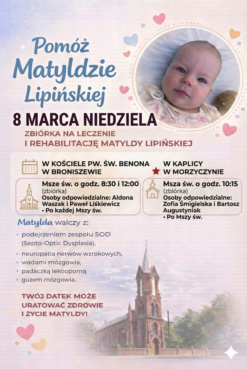 Mała Matylda zmaga się z ciężkimi chorobami. Trwa zbiórka na leczenie