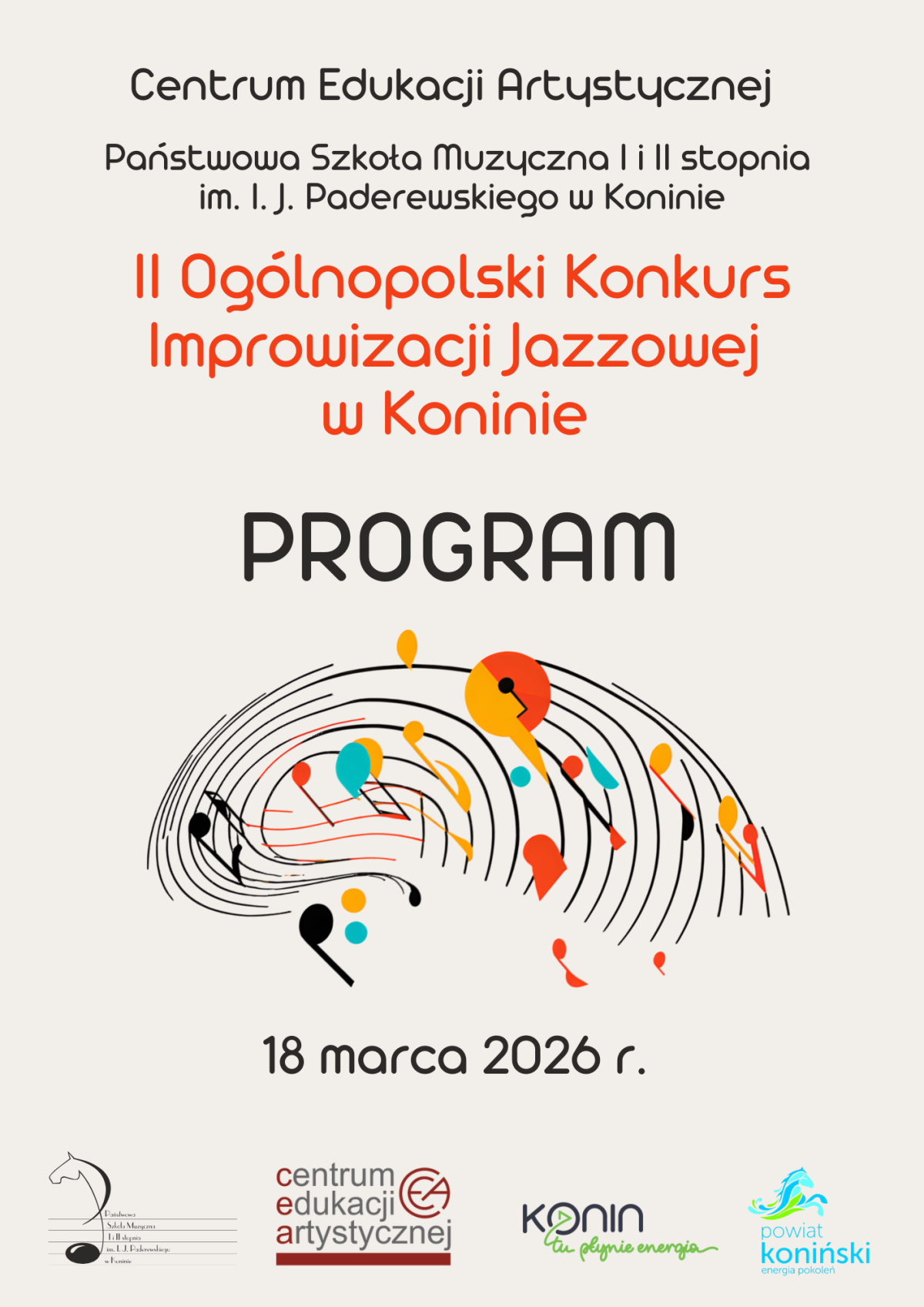 Koncert Laureatów II Ogólnopolskiego Konkursu Improwizacji Jazzowej Konin 2026