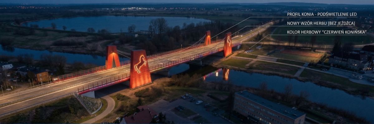Przebudowa Trasy Warszawskiej. Pierwsza wizualizacja nowego mostu w Koninie