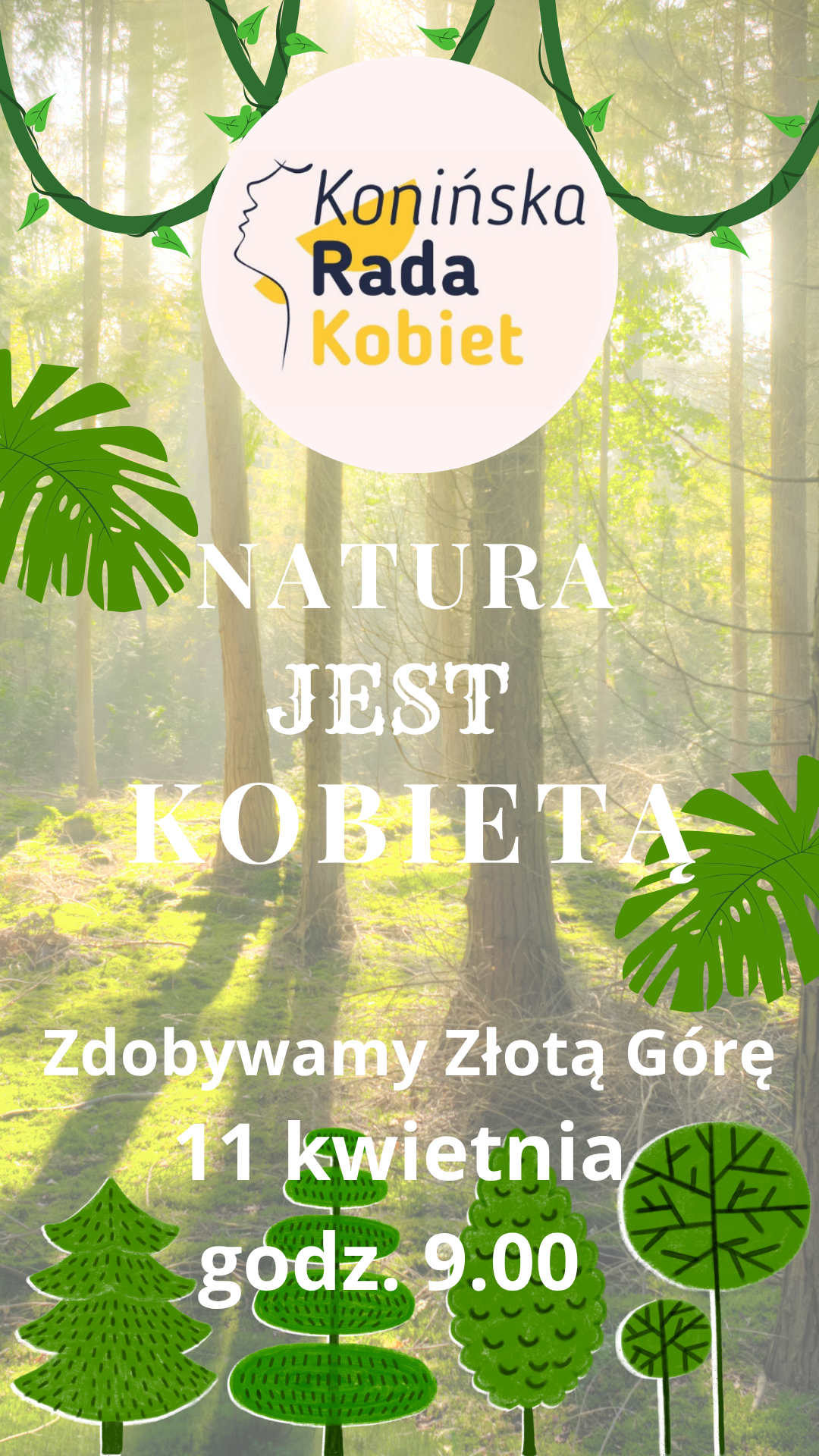 Wiosenna wędrówka na Złotą Górę. Konińska Rada Kobiet organizuje spacer