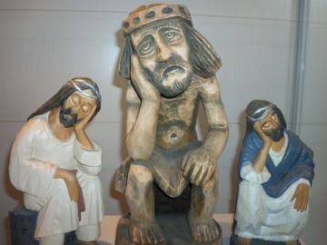 Frasobliwy z kapliczki