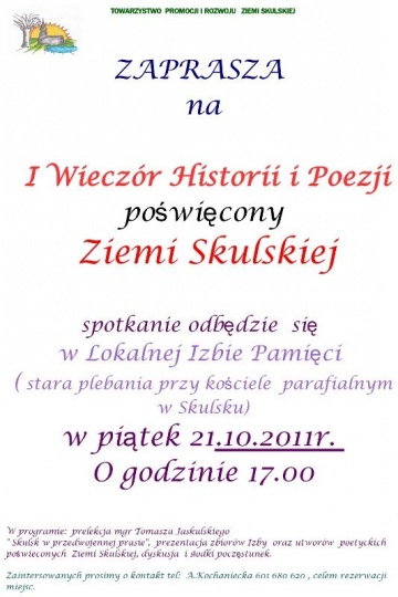 Wieczór historii i poezji