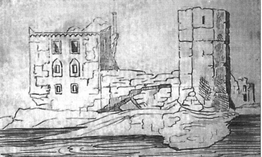 Zamek przez Kazimierza Wielkiego w Koninie zbudowany