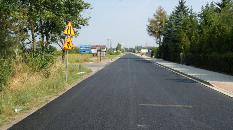 Ostatni etap remontu drogi powiatowej Licheń Stary - Grąblin