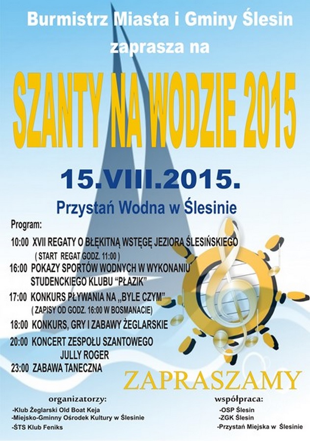 Sportowy weekend: Szanty na Wodzie w Ślesinie