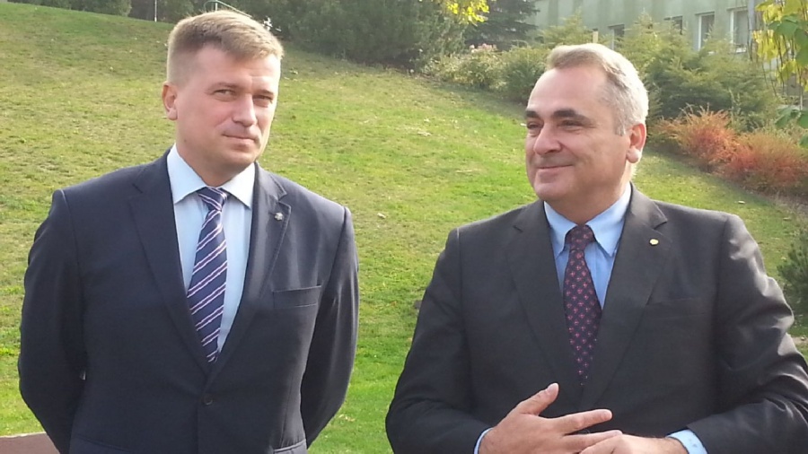 Wicemarszałek Sejmu i sekretarz stanu odwiedzili Konin