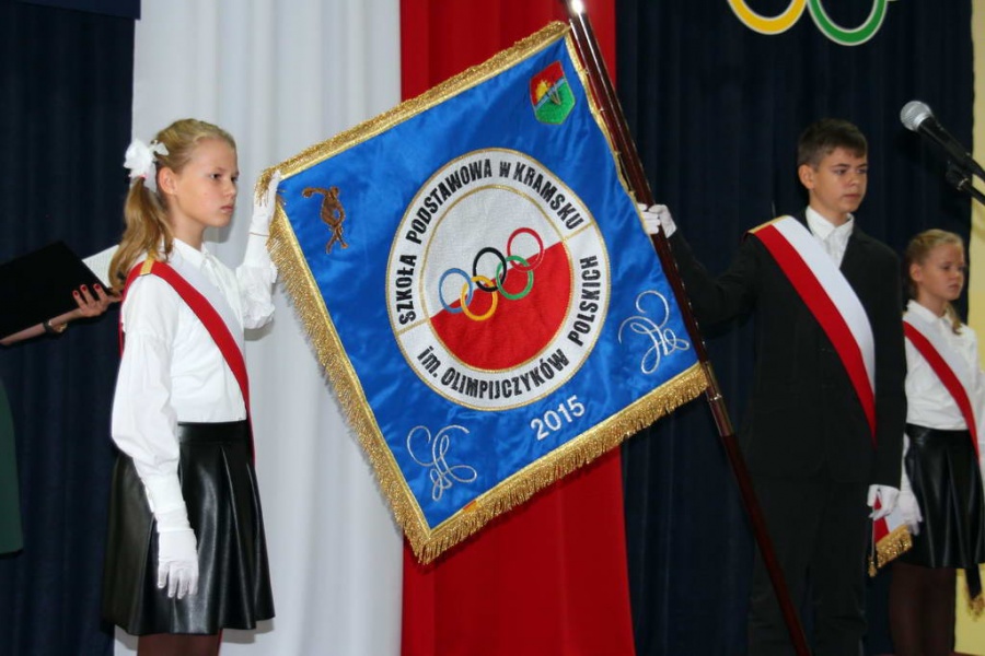 Olimpijczycy w Kramsku. Szkoła ich imienia ma swój sztandar