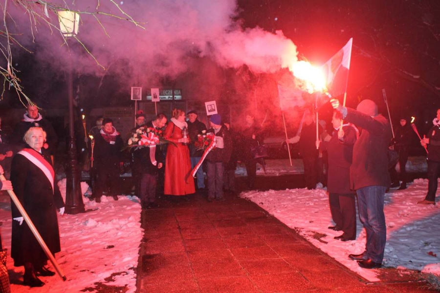Na konińskiej star&oacute;wce r&oacute;wnież oddali hołd Żołnierzom Wyklętym