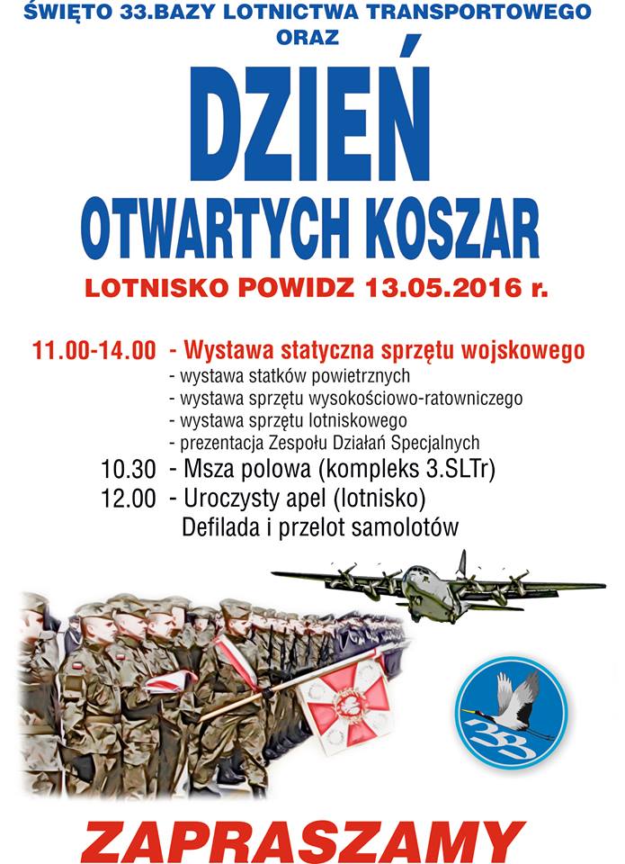 Zwiedzanie lotniska, czyli Dzień Otwartych Koszar w Powidzu