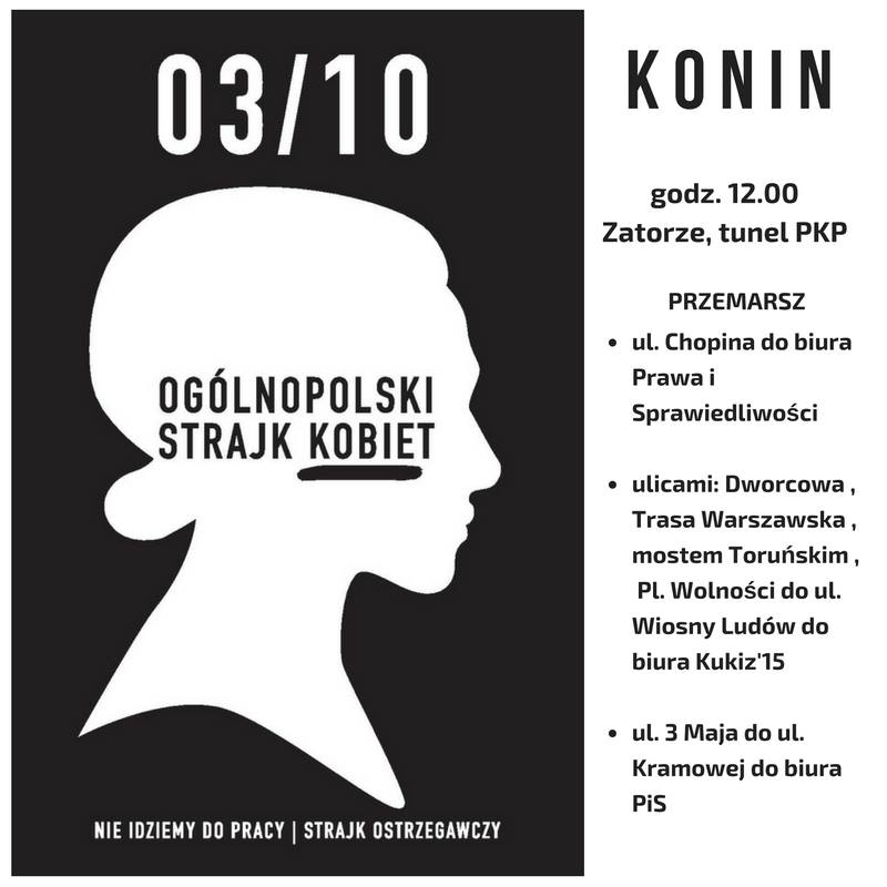 Ani kroku dalej! Koninianki będą manifestować przed biurami PiS