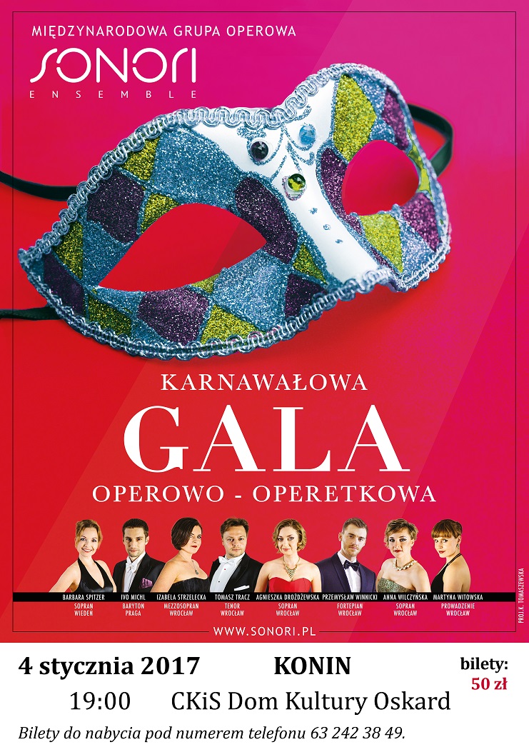 Karnawałowa Gala Operowo-Operetkowa / CKiS DK Oskard