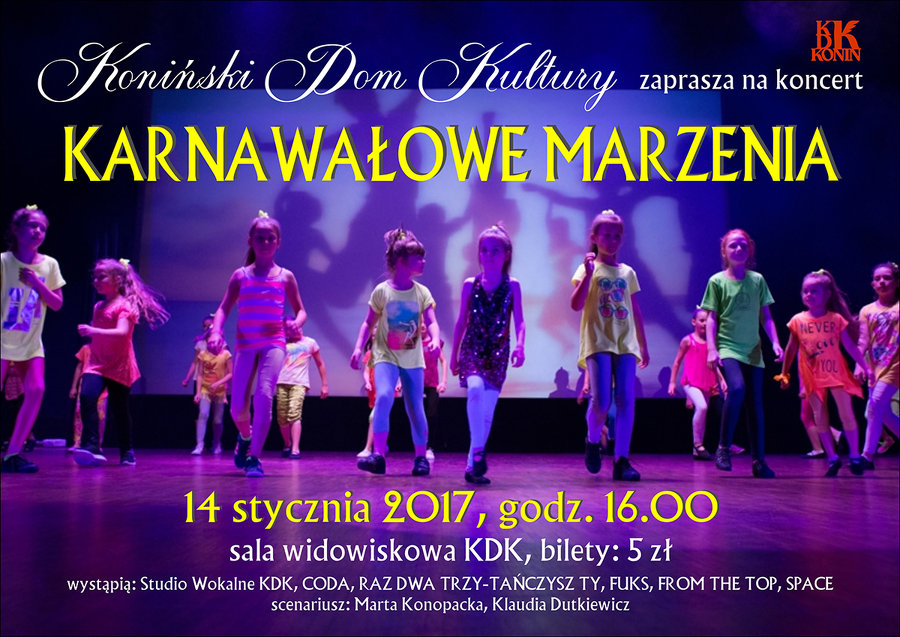 Karnawałowe marzenia - koncert w KDK