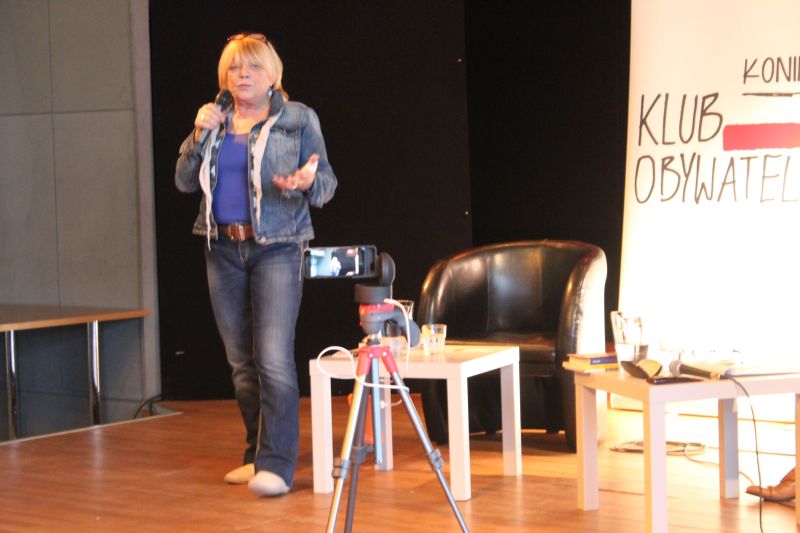 Dorota Stalińska w klubie obywatelskim o wolności i demokracji