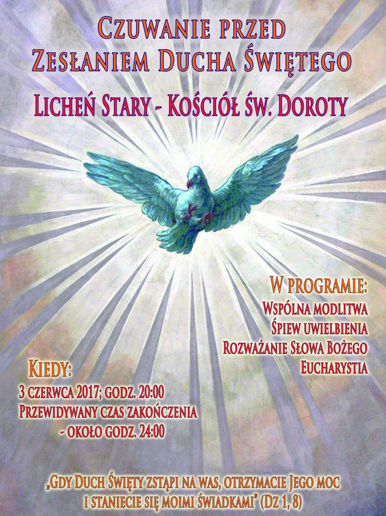 Licheń. Specjalne modlitewne czuwanie przed Zielonymi Świątkami