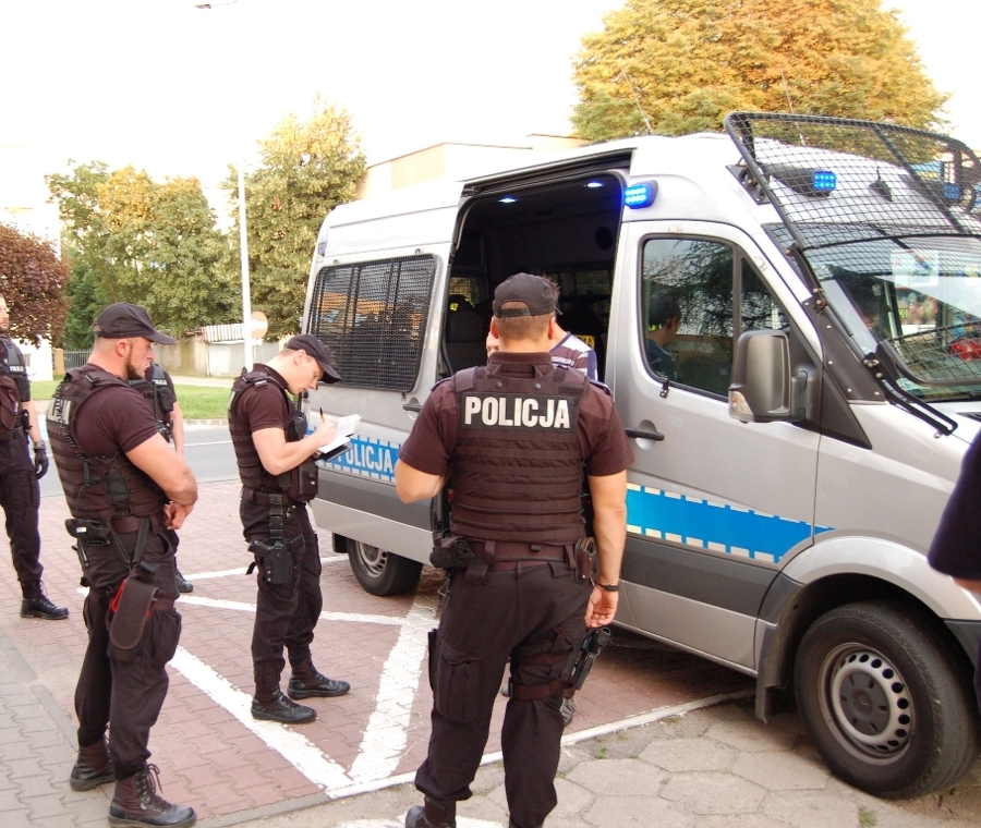Wzmożone kontrole w Kole. Policjanci z Poznania patrolują miasto