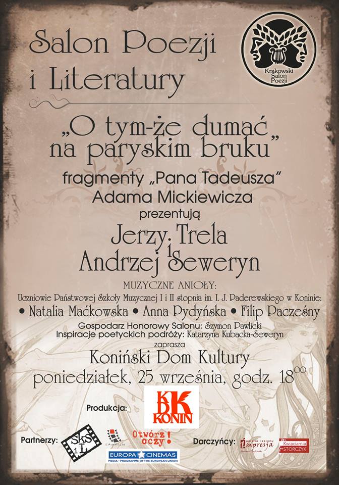 W Salonie Poezji: Jerzy Trela, Andrzej Seweryn i "Pan Tadeusz"Â 