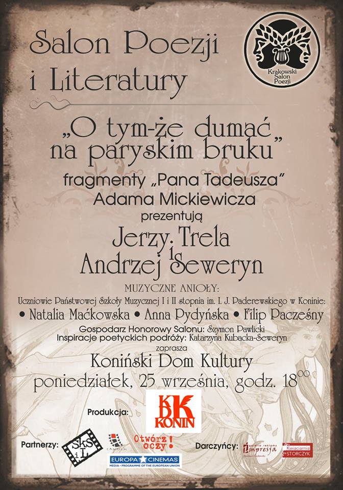W Salonie Poezji: Jerzy Trela, Andrzej Seweryn i "Pan Tadeusz"Â