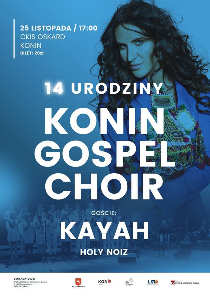 Kayah na 14 urodzinach konińskiego chóru gospel w Oskardzie