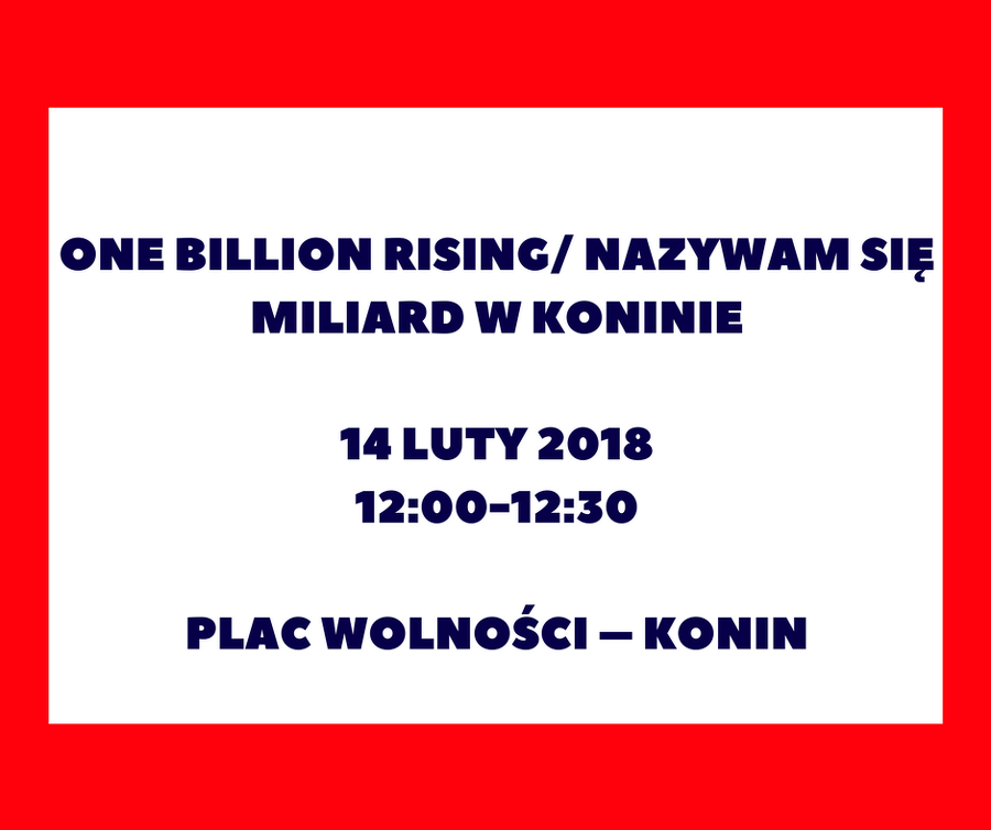 Konin. 14 lutego lokalnie i solidarne przeciwko przemocy kobiet