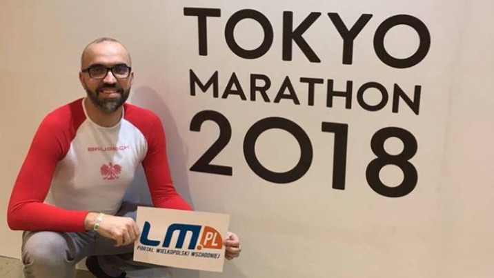 Marcin Janiak - "Prawnik w biegu" tuż przed maratonem w Tokio