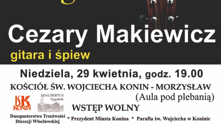 Koncert „W pół drogi” Cezarego Makiewicza w św. Wojciechu