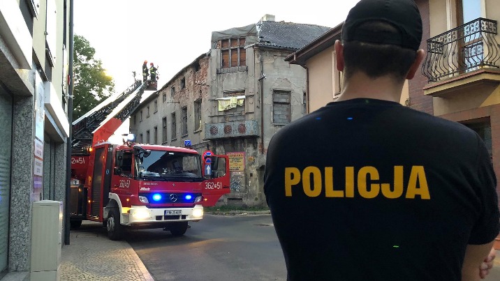 Konin. Zawalił się strop w zabytkowej kamienicy Stefanii Esse