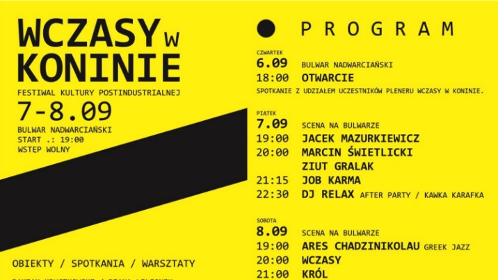 Wczasy w Koninie, czyli festiwal kultury postindustrialnej. Program