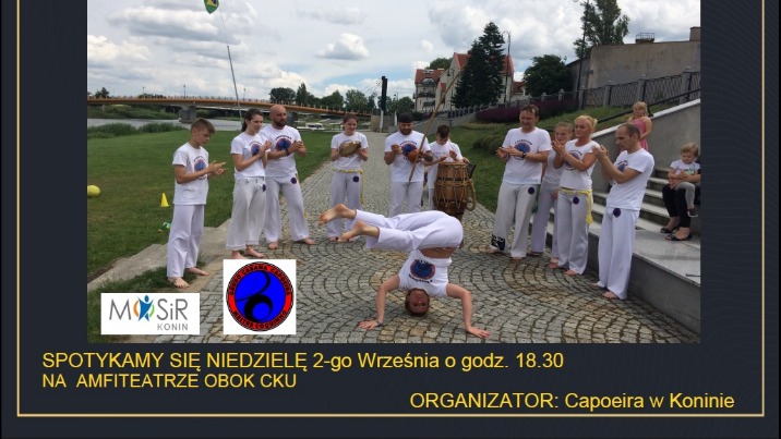 Capoeira na bulwarach, pokaz na zakończenie wakacji