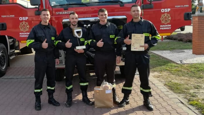Najlepsi strażacy ratownicy pochodzą z Ruszkowa Pierwszego