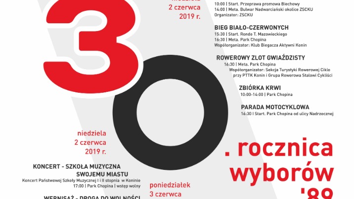 Wybraliśmy wolność, 30 rocznica wybor&oacute;w 1989