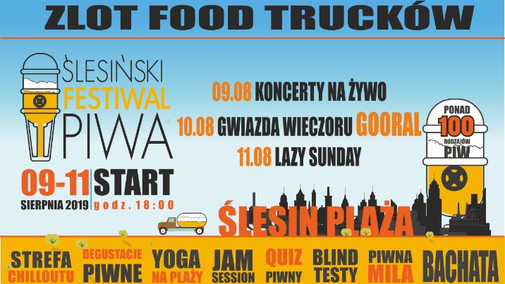 Ślesiński Festiwal Piwa na plaży. Gwiazdą imprezy będzie GOORAL